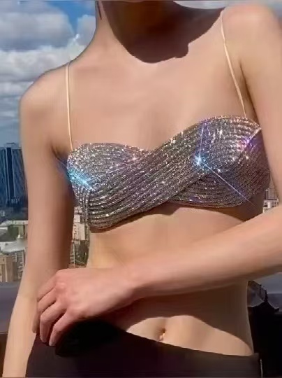 women fashion stone bra