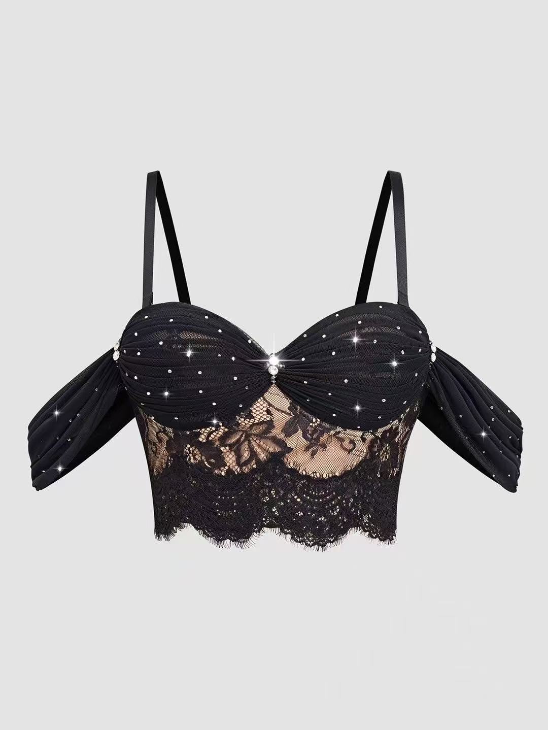 women fashion stone bra