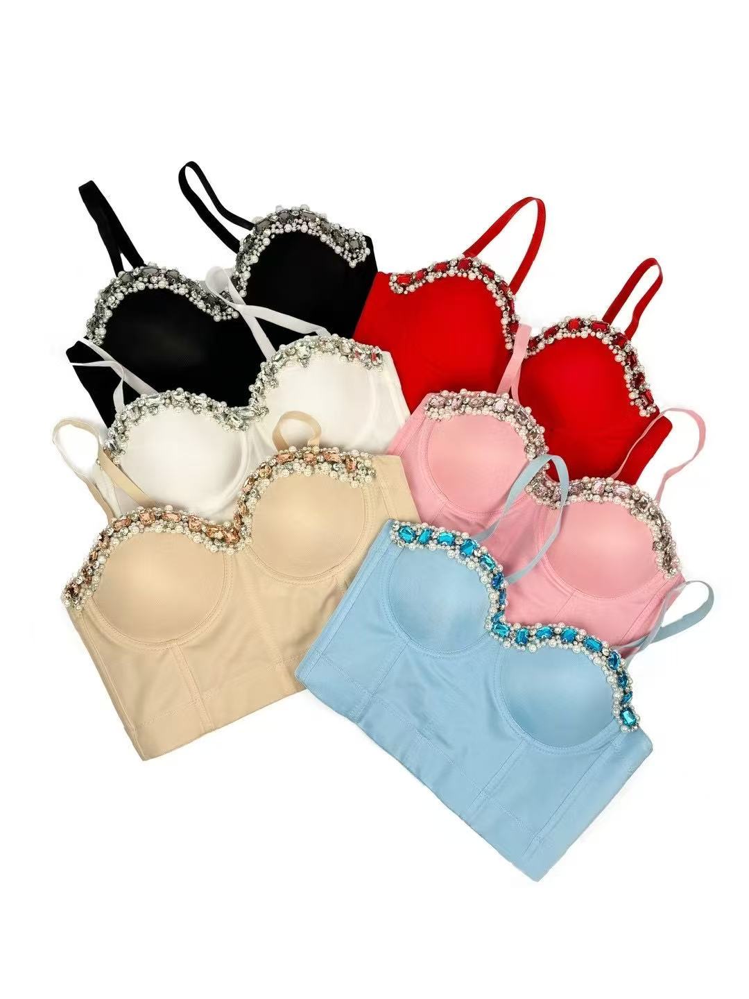 women fashion stone bra