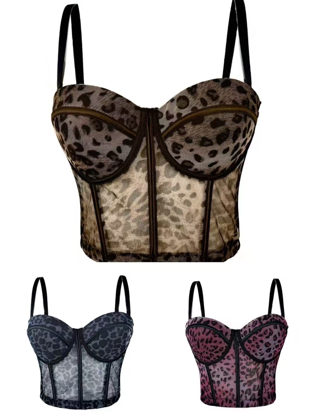 women fashion tiger bra